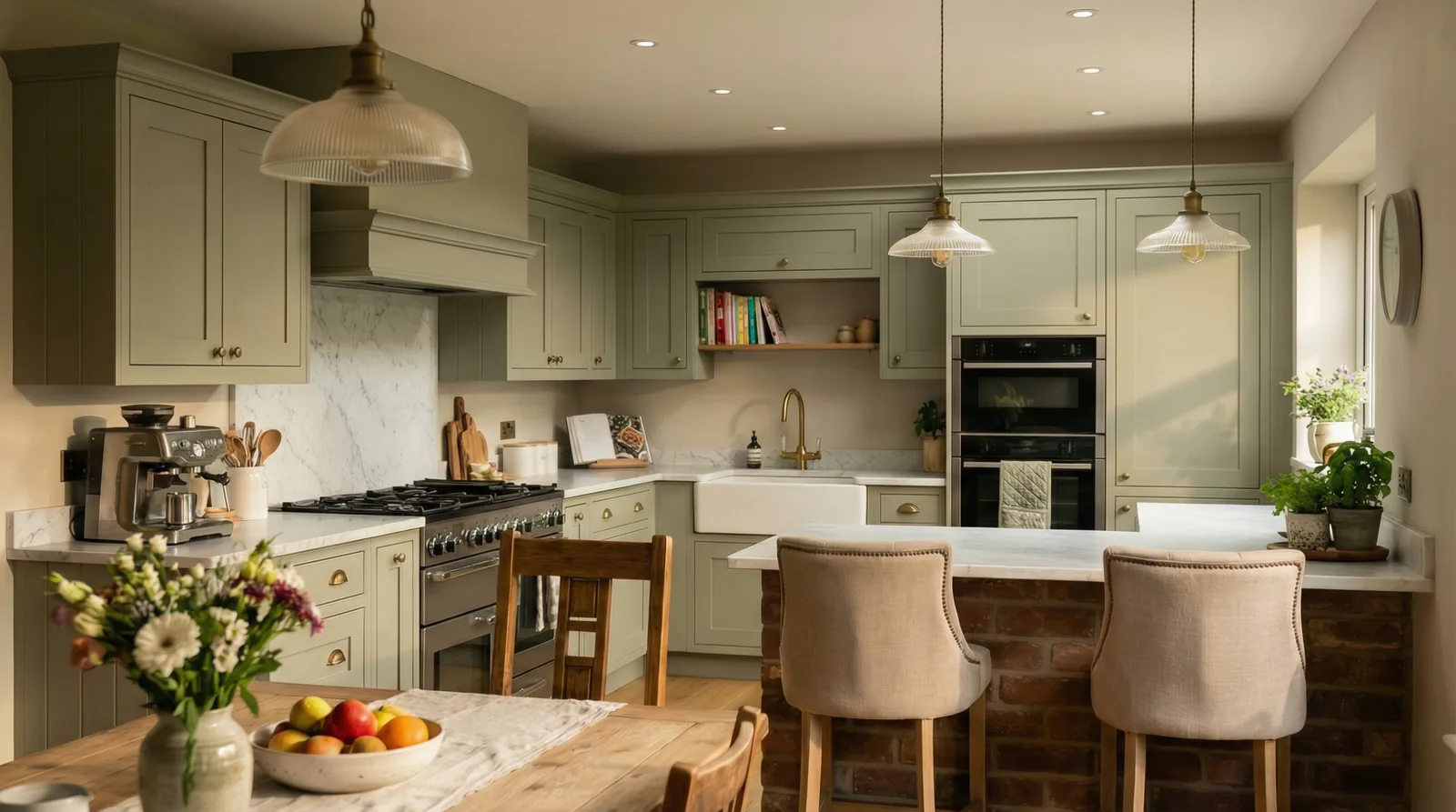 Kitchen and dining space design for a family home in Bromsgrove